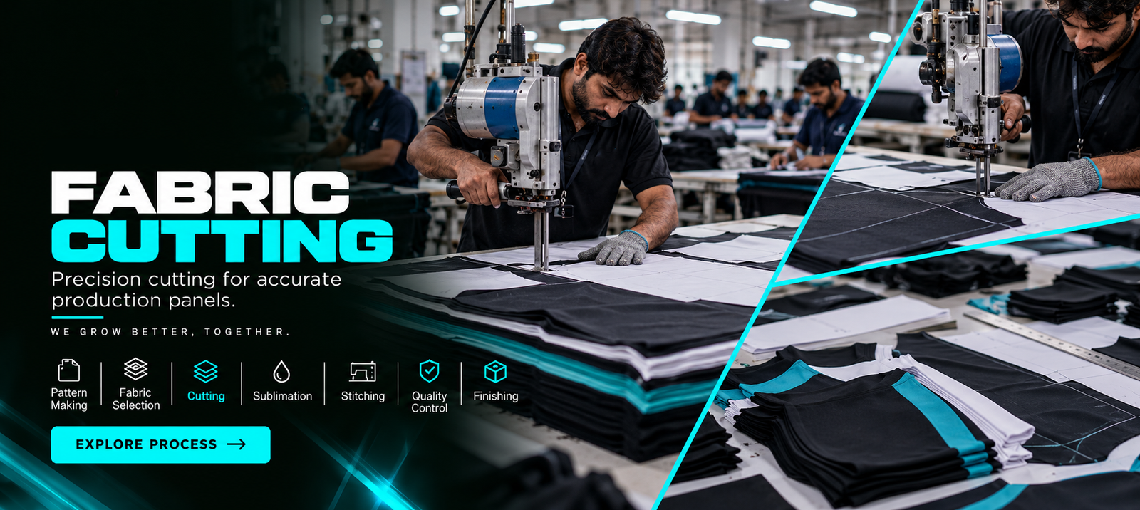 03 Precision Fabric Cutting Process