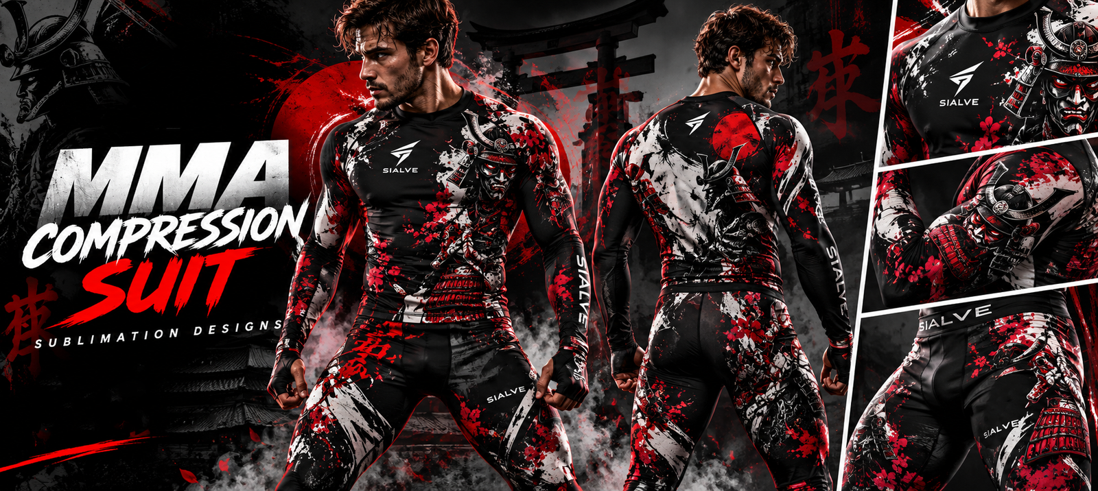 Samurai MMA Compression Suit Ad